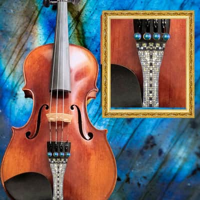 Lumina Artist 4/4 Violin Outfit, Crytsal Tailpiece image 3