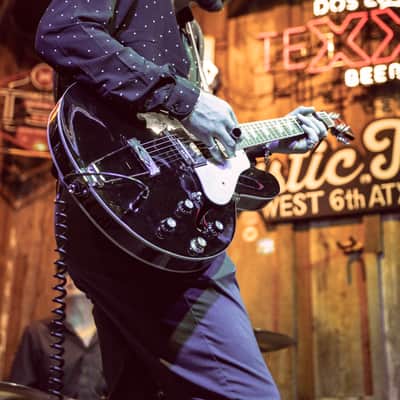 Epiphone Casino Ebony Black (Reissue) EB 2003 Peerless Korea Built image 13