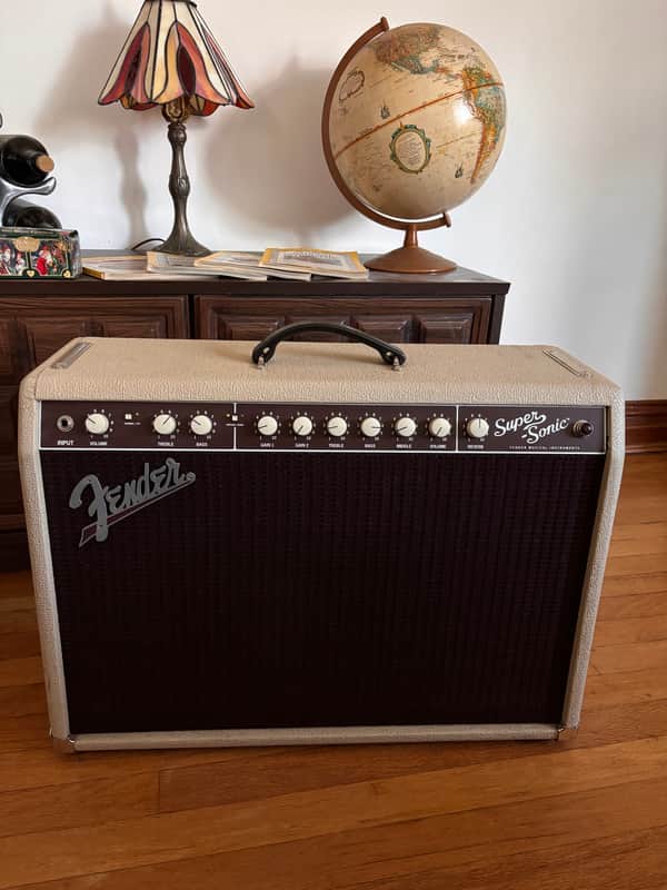 Fender Super-Sonic 22 2-Channel 22-Watt 1x12" Guitar Combo 2010 - Present - Blonde image 1