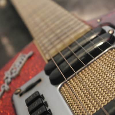 Hagstrom deluxe p-46 1961 red sparkle image 4