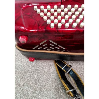 Marinucci 120 - Accordion - Red - Refurbished w/ Hard Case image 13