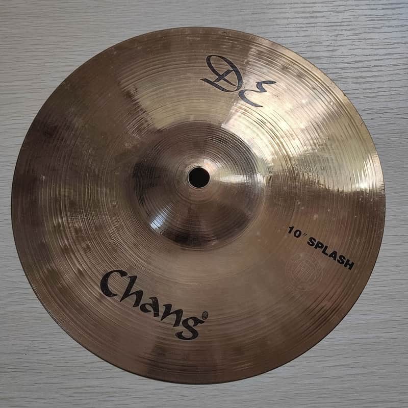 DE Series 10 Inch Splash Cymbal B8 Bronze Hand‑Hammered Drum Effect Cymbal Bild 1