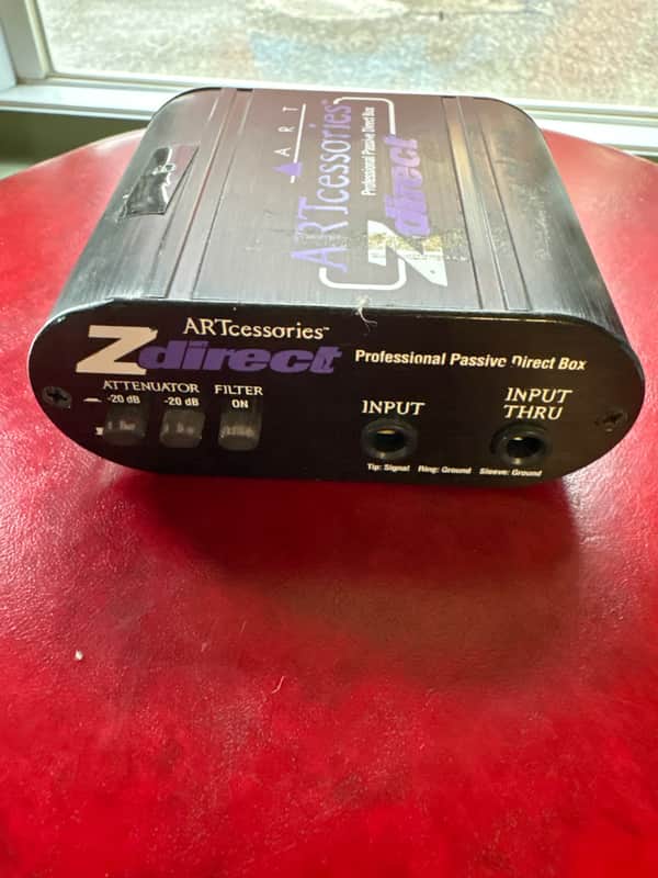 ART ZDirect Professional Passive Direct Box 2010 - Present - Black image 1