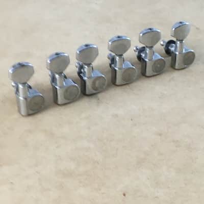 Vintage Genuine Fender Squier 2 Pin Mount Guitar Tuners Light Relic Drilled Post image 1