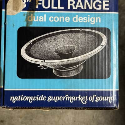 Vintage Realistic 8” Full Range Speaker – NOS in Original Box Packaging – Dual Cone, 8 Ohm 20 Watts image 2
