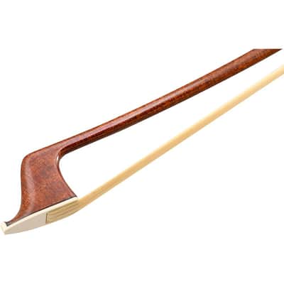 Artino Three Star Wood Veneer Carbon Fiber French Bass Bow Regular 3/4 Round image 3