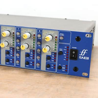 Focusrite ISA828 8-Channel Microphone Preamp w/ Optional Digital Card CG012FD image 2
