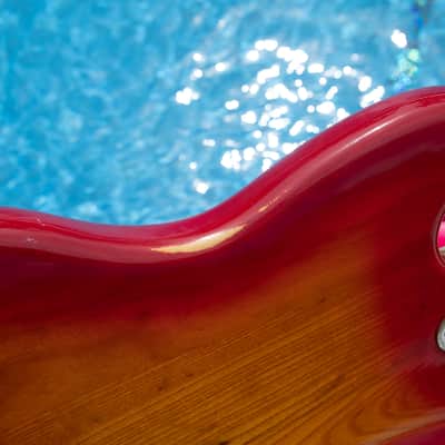 Classic 1983 Fender Jazz Bass 3-Bolt with Ash Body & Bound Maple Fretboard - Sienna Burst Finish - Made in the USA - Vintage Dimarzio PU's! - Pro Set Up w Perfect Frets/Action/Intonation! image 17