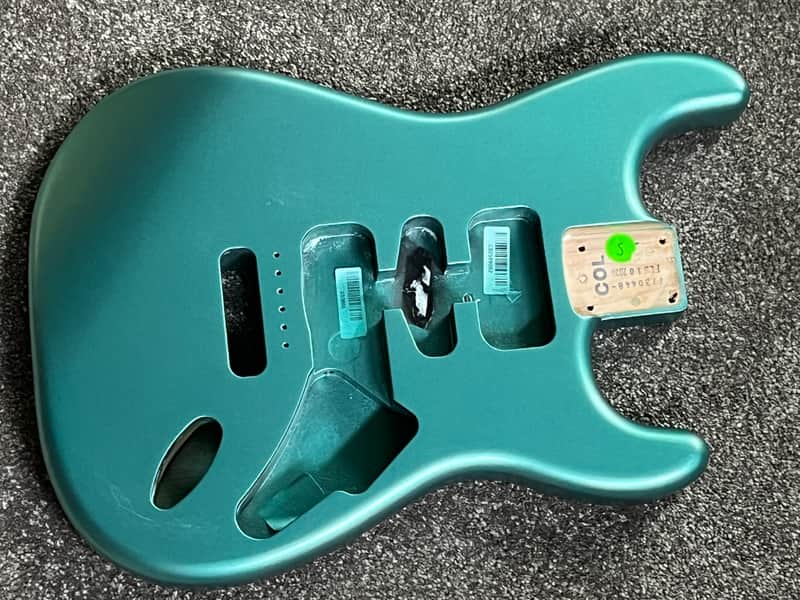 Fender American Pro Classic Stratocaster guitar body Alder Faded Sherwood Green image 1