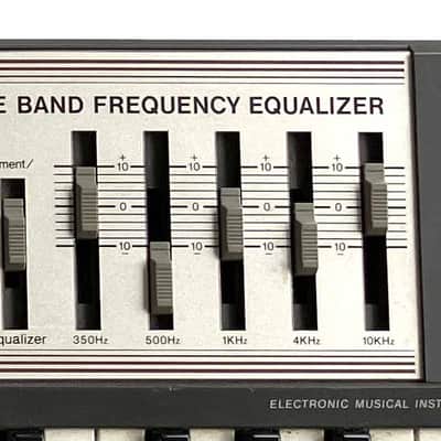 1985 Radio Shack Realistic Concertmate 600 Mini Organ, Electronic Piano & Analog Drum Machine + Five Band Frequency Equalizer EQ With Casio AD-1U AC Adapter MT-100 image 4