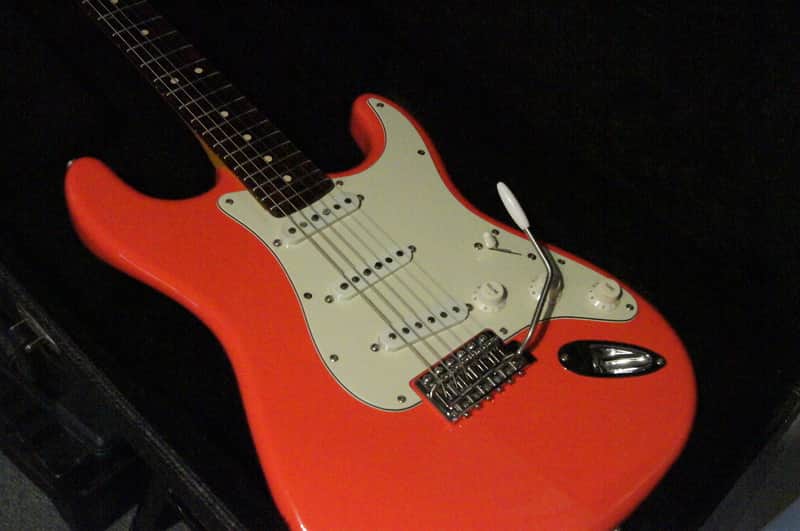 Warmoth Stratocaster Fiesta Red image 1