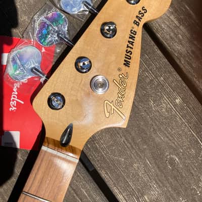 Fender Player Mustang PJ Bass Guitar Neck & Tuners 2023 - Pao Ferro image 5