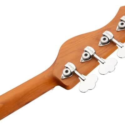 Sadowsky MetroExpress 21-Fret Hybrid P/J Bass, Morado Fingerboard, 4-String - Tobacco Sunburst Transparent High Polish image 8