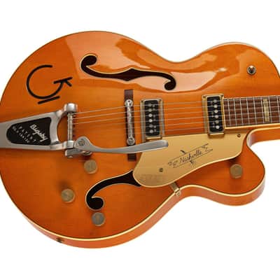 Gretsch (MIJ) Nashville G6120DSW Western Orange (Pre-Owned, 2005, VG+) #JT05010409 image 4