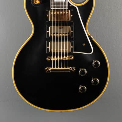 Gibson Custom Shop 1957 Les Paul Custom Reissue - VOS Ebony 3-Pickup image 2