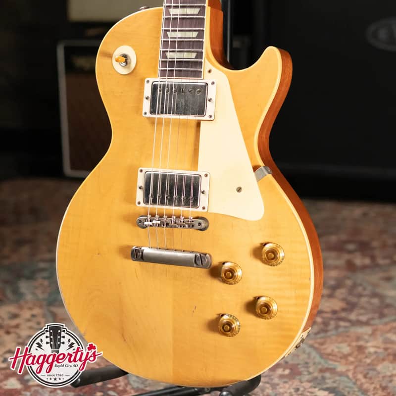 Gibson Custom Shop 1957 Les Paul Standard Murphy Lab Heavy Aged Electric Guitar - Natural with Hardshell Case image 1
