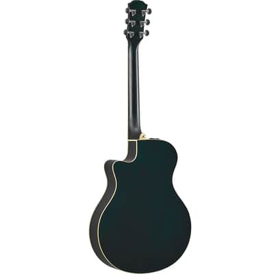 Yamaha APX600 Thinline Acoustic Guitar with Electronics 2022 Oriental Blue Burst image 2