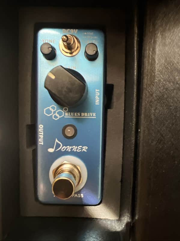 Donner Blues Drive Mini Guitar Overdrive Pedal Vintage Warm Hot True Bypass image 1