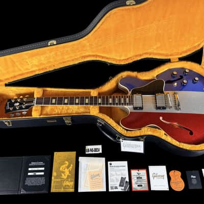 2024 Gibson ES-335 Custom Shop 1964 Reissue Semi-Hollow Dealer Select ~ Patriot Sparkle image 14