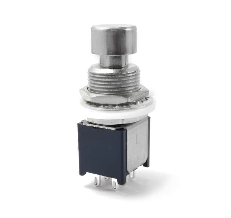 ALPHA DPDT Momentary On-On Guitar Effect Push Button Stomp Pedal Foot Switch image 1
