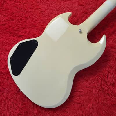Burny RSG-60 '63 Revival Series - SG Standard - 1988 - White - Original VH-3 Pickups - Made In Japan MIJ image 11