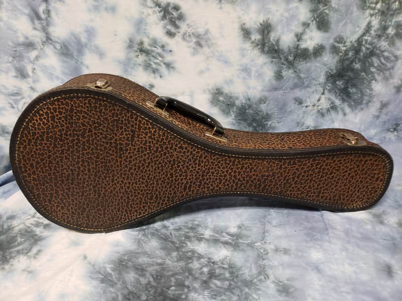 1950's Geib Martin A Style Mandolin Case Soft Shell Needs hinges image 1