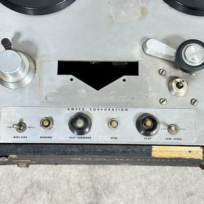 Ampex 350 / 351 Reel To Reel Transport Magnetic Tape Recorder w/ Original Case image 6