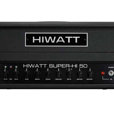 Hiwatt SUPERHI50H SUPER-HI 50 Head 50W 2-Channel Amp w/Extreme Gain image 5