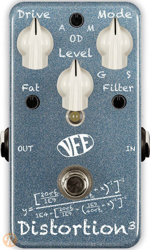 ギター VFE Pedals Distortion3 V2 VFE Pedals Distortion3」レビュー！名機3機種が一台となった