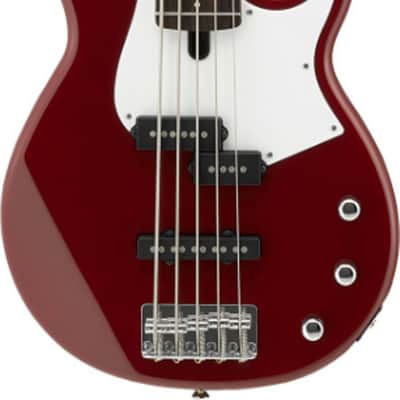 Yamaha BB235 5-String Bass Guitar, Rosewood Fingerboard, Raspberry Red image 2