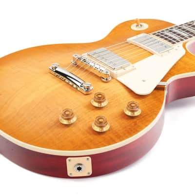 Gibson Les Paul Standard 50s Figured Top Dirty Lemon Burst Cherry Back image 12