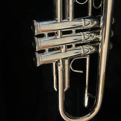 Sonare TRC-800 silver C trumpet with case great shape image 10
