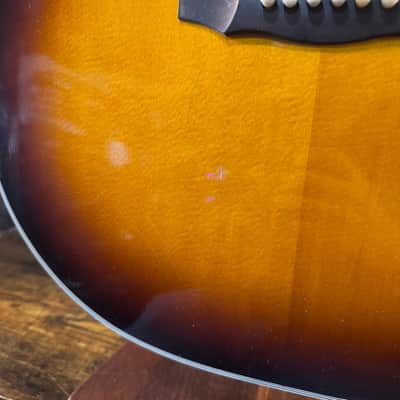 Guild F-55 Acoustic Electric Guitar w/ OHSC (2010s - Sunburst) image 2