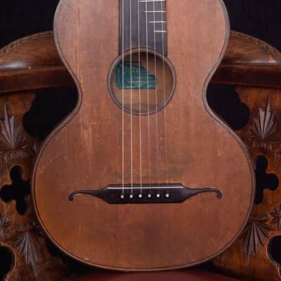 Original 19th Century Romantic Terz Guitar image 4