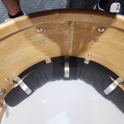 Slingerland 14"x22" Bass Drum - 1970's - 3-Ply - Natural Maple Finish image 11