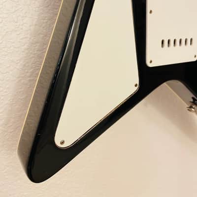 Bradley By Fujigen-Gakki Star Shaped 24 3/4” Scale Mahogany Body 1980’s - Gloss Black image 16