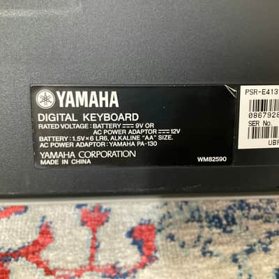Used Yamaha PSR E413 KEYBOARD 61-key image 8