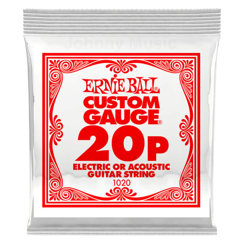 .020 Custom Gauge Plain Steel Single String Electric Or Acoustic Guitar Strings Specially Tempered image 1