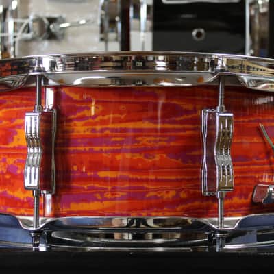Ludwig 5x14 Legacy Series Jazz Festival Snare Drum in Mod Orange image 3
