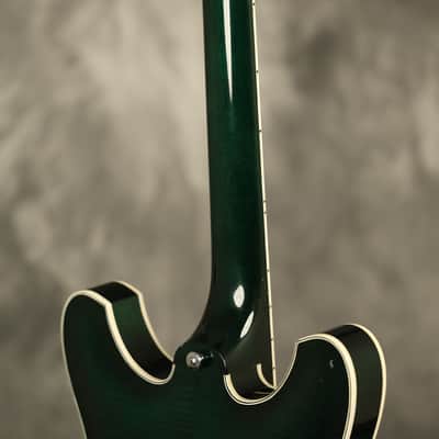 early 1970's Yamaha SA-50 Aruba Green with FLAME MAPLE top + back!!! image 23
