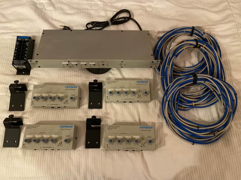 Furman HDS-6 Headphone Distribution System 2000s - White | Reverb