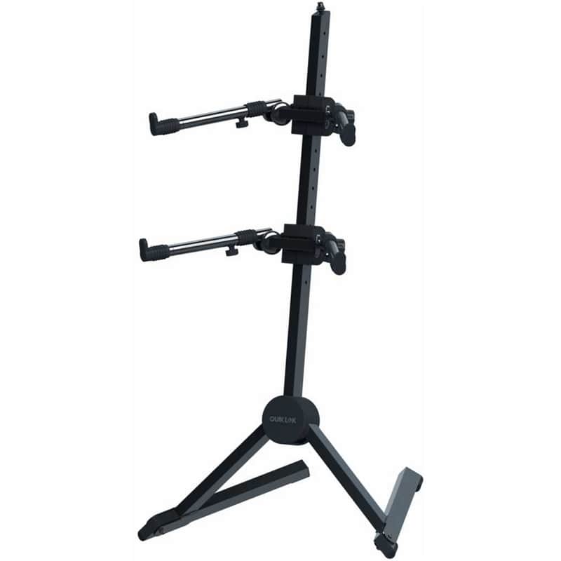Quik-Lok SL930 Double Tier Slant Keyboard Stand image 1