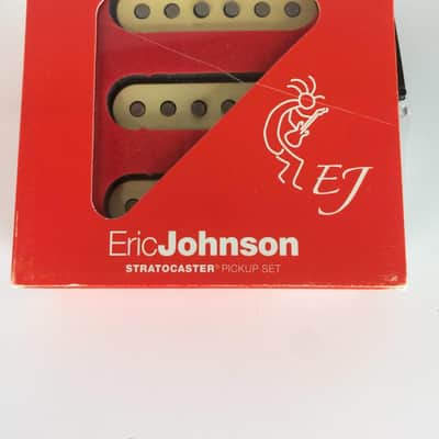 Fender Eric Johnson Signature Stratocaster Single Coil Pickup Set, White image 4
