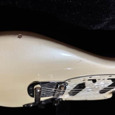 Fender Mustang 1973 - Blonde (White) image 4