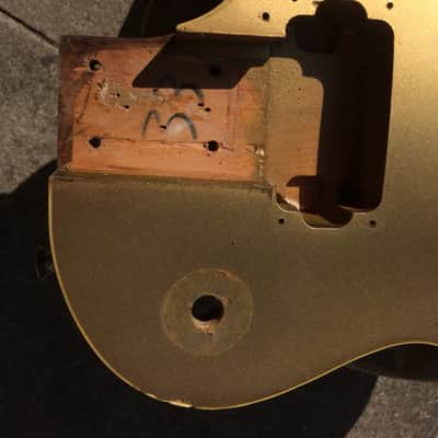 Maya Les Paul 1970s Gold Top genuine roadworn image 8