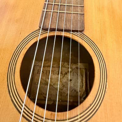 Vintage 1950s/60s Estudiantina Parlour Guitar – Made in Catania, Italy – Punchy Vintage Tone image 6