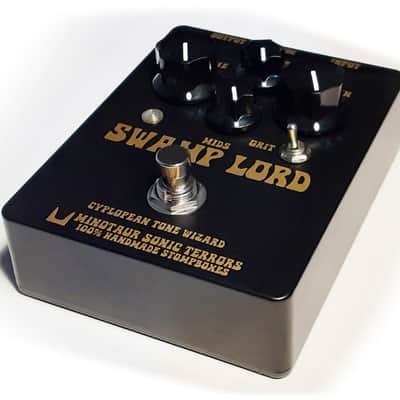 Minotaur Sonic Terrors Swamp Lord Fuzz/Distortion - 120mm X 95mm version 2020 Black / Gold image 2