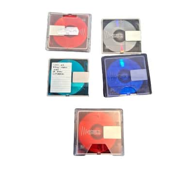 Sony MD 80 - Multi-Coloured X 5 – Minidisc - Very Good image 1