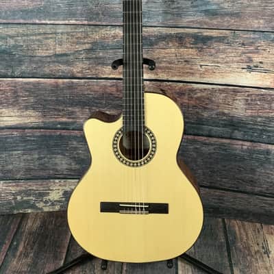 Used Kremona Left Handed Fandango FG630CW Crossover Classical Guitar with Case image 1