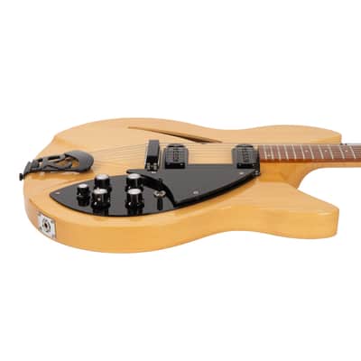 Vintage Rickenbacker 330 Mapleglo Black Hardware 1987 image 3